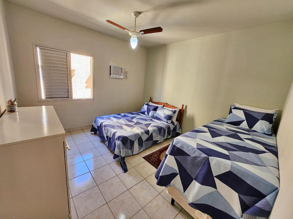 02 Dorms C/Ar Cond, Varanda, Wi-Fi, Lado Praia - Portaria 24H Appartement Guarujá Buitenkant foto
